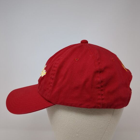 Bulldogs Hemet Strapback Hat Red One Size Adjustable Embroidered Pel Athletic - Picture 3 of 8